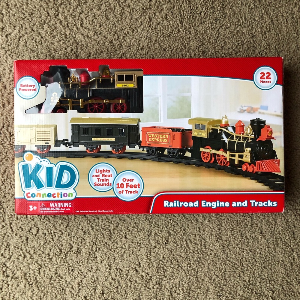 Kid Connection Railroad Engine and Tracks